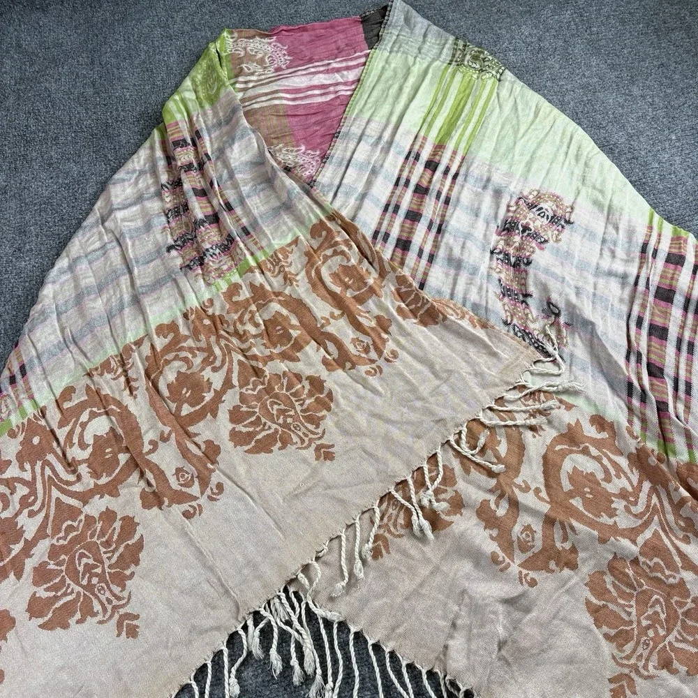 VTG Tibet Handloom Yak Wool Shawl Scarf 80